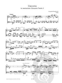 Ciaccona von Krzystof Penderecki 