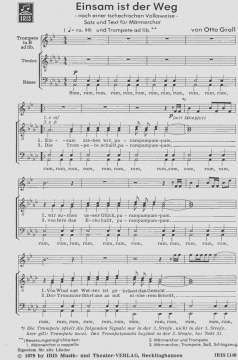 Einsam ist der Weg von Otto Groll 