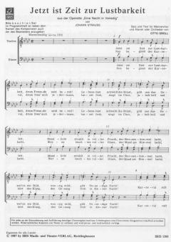 Jetzt ist Zeit zur Lustbarkeit (Johann Strauss (Sohn)) 