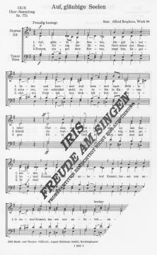 Auf, gläubige Seelen (Alfred Berghorn) 