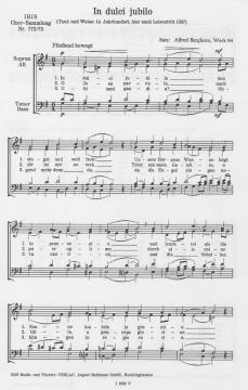 In dulci jubilo (Alfred Berghorn) 