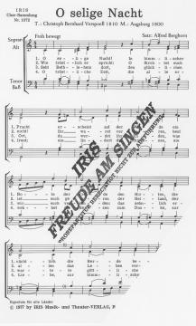 O selige Nacht (Alfred Berghorn) 