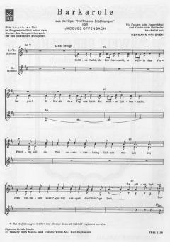 Barkarole von Jacques Offenbach 