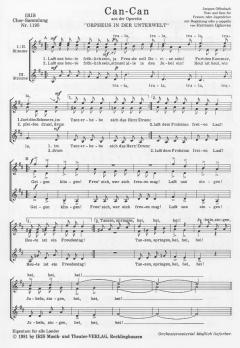 Can Can von Jacques Offenbach 