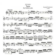 Tanz von Krzystof Penderecki 