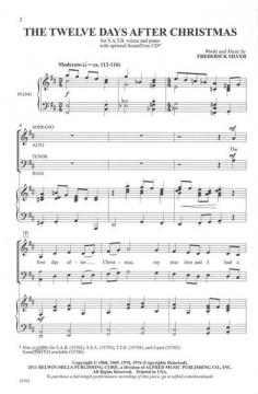 The Twelve Days After Christmas (Frederick Silver) 