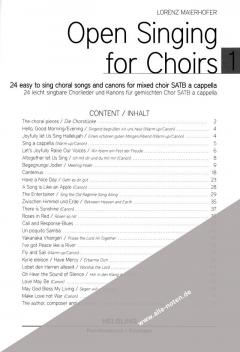 Open Singing For Choirs 1 (Lorenz Maierhofer) 