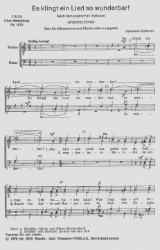 Es klingt ein Lied so wunderbar von Hermann Ophoven 