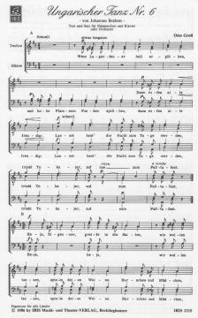 Ungarischer Tanz Nr. 6 (Johannes Brahms) 