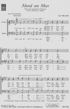 Abend am Meer von Otto Groll 