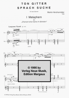 Ton Gitter Sprach Suche von Martin Herchenröder 