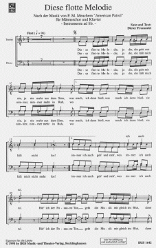 Diese flotte Melodie von Dieter Frommlet 