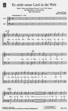 Es zieht unser Lied in die Welt von Dieter Frommlet 