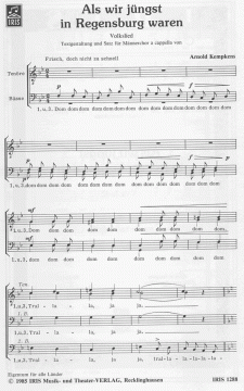 Als wir jüngst in Regensburg waren von Arnold Kempkens 