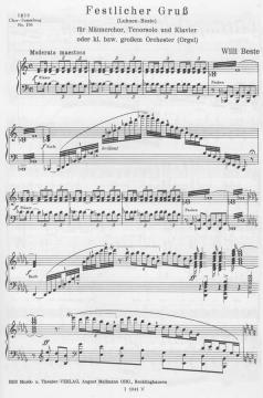 Festlicher Gruss (Willi Beste) 