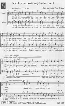 Durch das frühlingshelle Land von Peter Brettner 