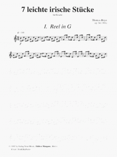 7 leichte irische Stücke von Thomas Heyn 