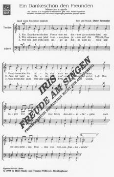 Ein Dankeschön den Freunden von Dieter Frommlet 