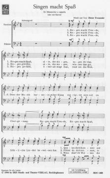 Singen macht Spaß (Dieter Frommlet) 