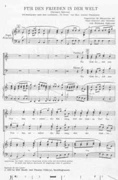 Für den Frieden in der Welt (Marc-Antoine Charpentier) 