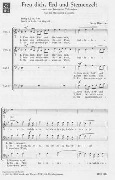 Freu dich, Erd und Sternenzelt (Peter Brettner) 