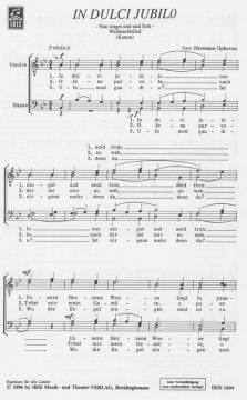 In dulci Jubilo (Hermann Ophoven) 