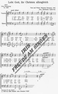 Lobt Gott, ihr Christen allzugleich (Hermann Ophoven) 