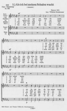 Als ich bei meinen Schafen wacht - Singt ihr heil'gen Himmelschöre von Wilhelm Steinheuser 