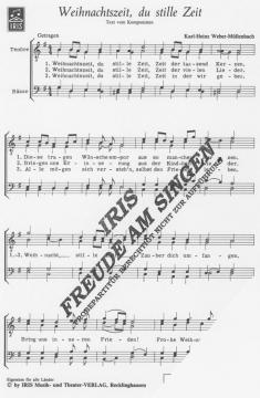 Weihnachtszeit, du stille Zeit (Karl-Heinz Weber-Müllenbach) 