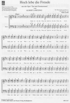 Hoch lebe die Freude (Albert Lortzing) 