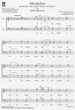 Mondchor von Otto Nicolai 