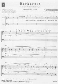 Barkarole von Jacques Offenbach 