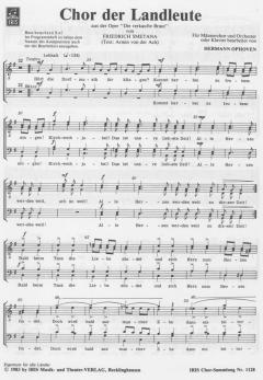 Chor der Landleute von Bedrich Smetana 