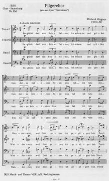 Pilgerchor aus der Oper 'Tannhäuser' (Richard Wagner) 