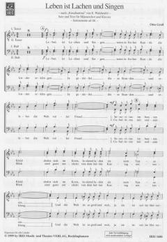 Leben ist Lachen und Singen (Emil Waldteufel) 