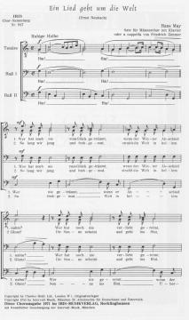 Ein Lied geht um die Welt von Hans May 