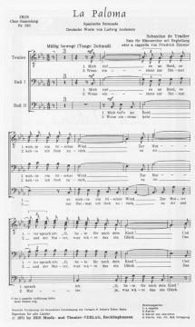 La Paloma (Sebastian de Yradier) 