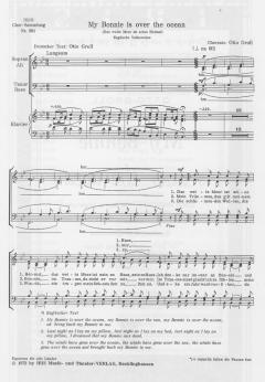 My Bonnie Is Over The Ocean (Otto Groll) 