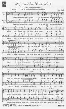 Ungarischer Tanz Nr. 5 (Johannes Brahms) 