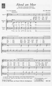 Abend am Meer von Otto Groll 