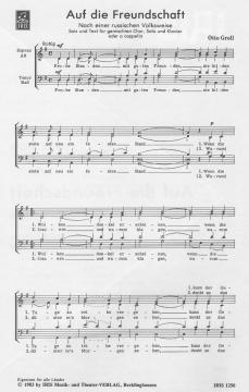 Auf die Freundschaft von Otto Groll 