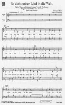 Es zieht unser Lied in die Welt von Dieter Frommlet 