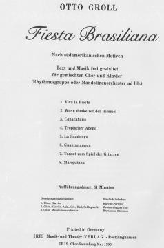 Fiesta Brasiliana von Otto Groll 