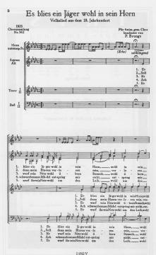 Es blies ein Jäger wohl in sein Horn von Peter Brungs 