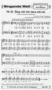 Sing mit mir, tanz mit mir (Dieter Frommlet) 