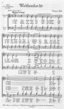 Waldandacht (Franz Abt) 