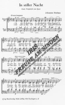 In stiller Nacht (Johannes Brahms) 