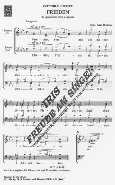 Frieden sei dieser Welt beschieden (Gotthilf Fischer) 