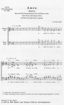 Amen von Otto Groll 
