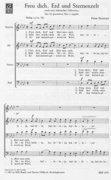 Freu dich, Erd und Sternenzelt (Peter Brettner) 